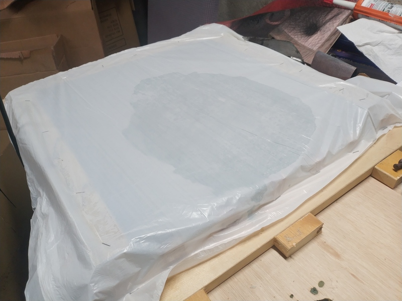 Hiding it all under plastic