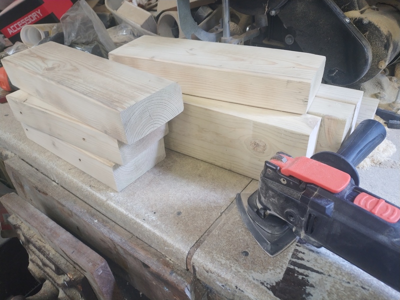 sanded timber