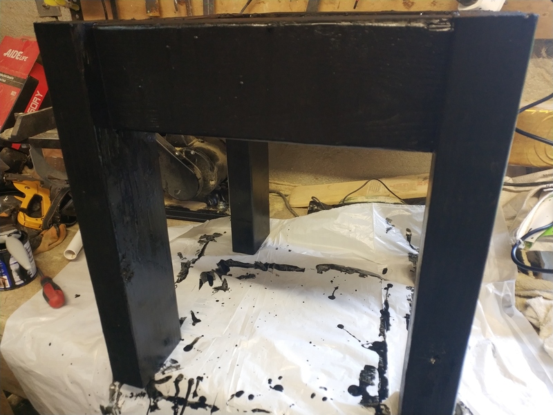 Stained wood