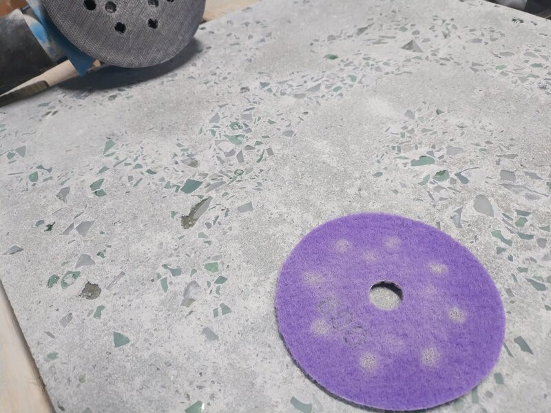 800 grit starts to bring the shiney