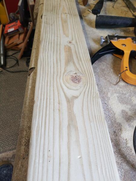 Staple holes