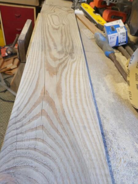 Sanded wood